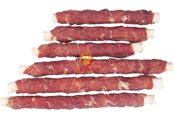 Mega Duck wrap rawhide sticks